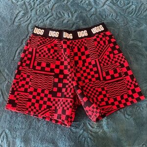 Ugg Red & Black Shorts